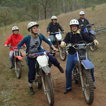 Farm Work Program: motorbike training