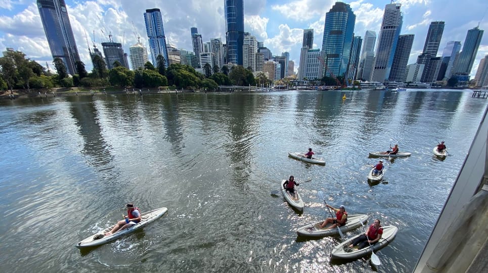 Fun on the Brisbane river Fun on the Brisbane river